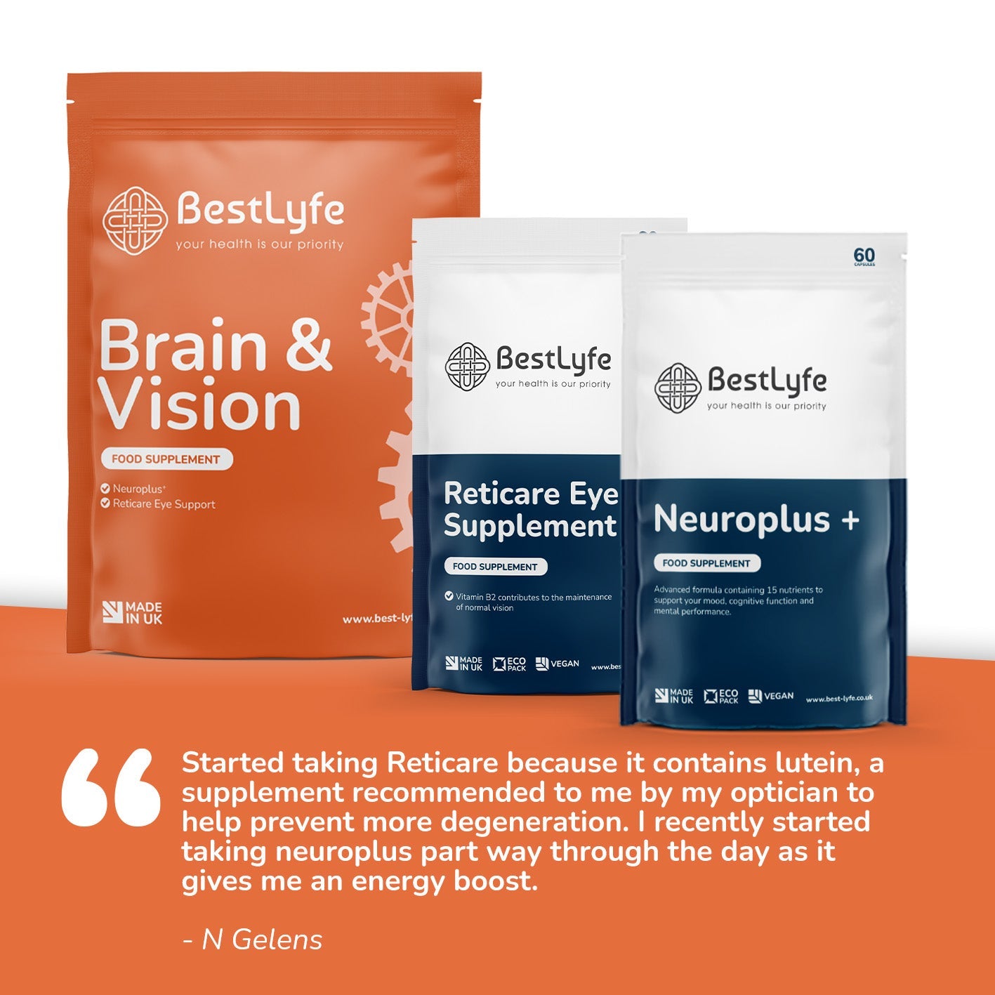 Brain and Vision - Supplements for Clarity and Focus